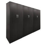 Ντουλάπα εξάφυλλη Athos wenge 240x42x180εκ - Image 2