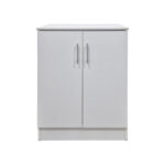 Παπουτσοθήκη-ντουλάπι Souken 6 ζευγών λευκό 60x40x80εκ - Image 4