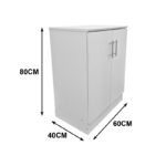 Παπουτσοθήκη-ντουλάπι Souken 6 ζευγών λευκό 60x40x80εκ - Image 5