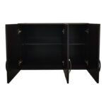 Ντουλάπα πεντάφυλλη με πατάρι Athos I wenge 170x42x240εκ - Image 7