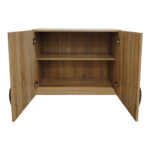 Ντουλάπα εξάφυλλη με πατάρι Athos sonoma 240x42x240εκ - Image 7