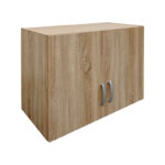 Ντουλάπα πεντάφυλλη με πατάρι Athos sonoma 170x42x240εκ - Image 8