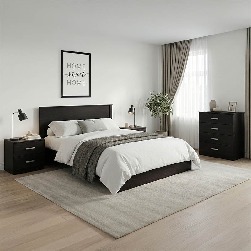 product_pako_383-000306 Σετ Κρεβατοκάμαρας Athos Wenge με Κρεβάτι 140x200εκ Σετ 4τεμ - Image 1