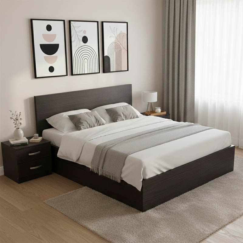 product_pako_383-000311 Σετ Κρεβατοκάμαρας Athos Wenge με Κρεβάτι 160x200εκ Σετ 3τεμ - Image 1