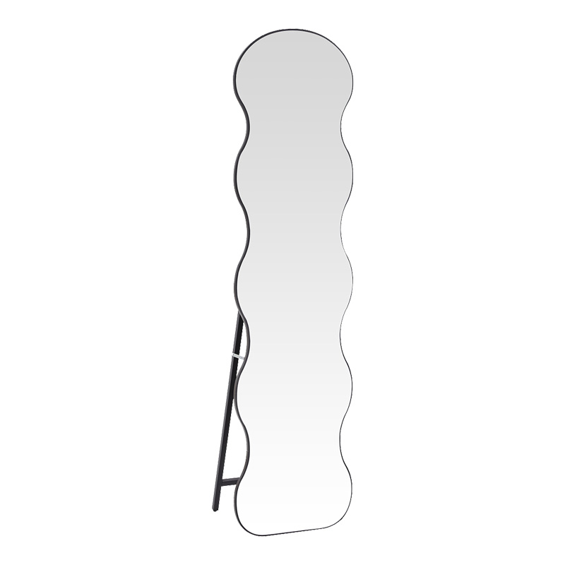 product_pako_384-000011 Καθρέπτης Waven σε μαύρη απόχρωση 38x28x148εκ - Image 1