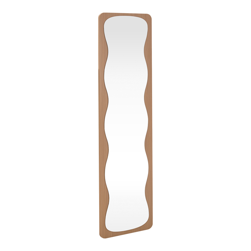 product_pako_384-000021 Καθρέπτης Jenia mdf σε φυσική απόχρωση 40x40x160εκ - Image 1