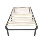 Κρεβάτι-υπόστρωμα Amaso μεταλλικό μαύρο 90x190x28εκ - Image 3
