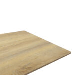 Τραπέζι Aragne sonoma mdf με μαύρα μεταλλικά πόδια 160x90x75εκ - Image 5