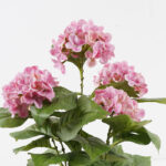 Διακοσμητικό φυτό σε γλάστρα Hydrangea Inart ροζ Φ35x50εκ - Image 2