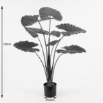Διακοσμητικό φυτό σε γλάστρα Alocasia Inart πράσινο Φ90x120εκ - Image 4