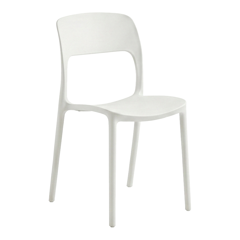 product_pako_392-000014 Καρέκλα στοιβαζόμενη Zanna pp λευκό 40x53x78εκ - Image 1