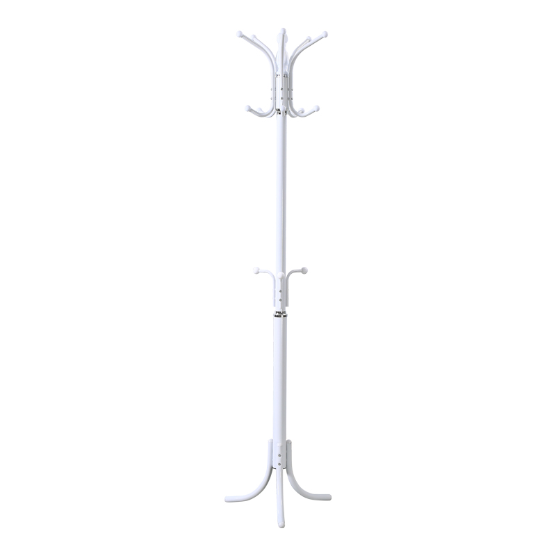 product_pako_395-000013 Καλόγερος Mendora μέταλλο σε λευκή απόχρωση 40x40x180εκ - Image 1
