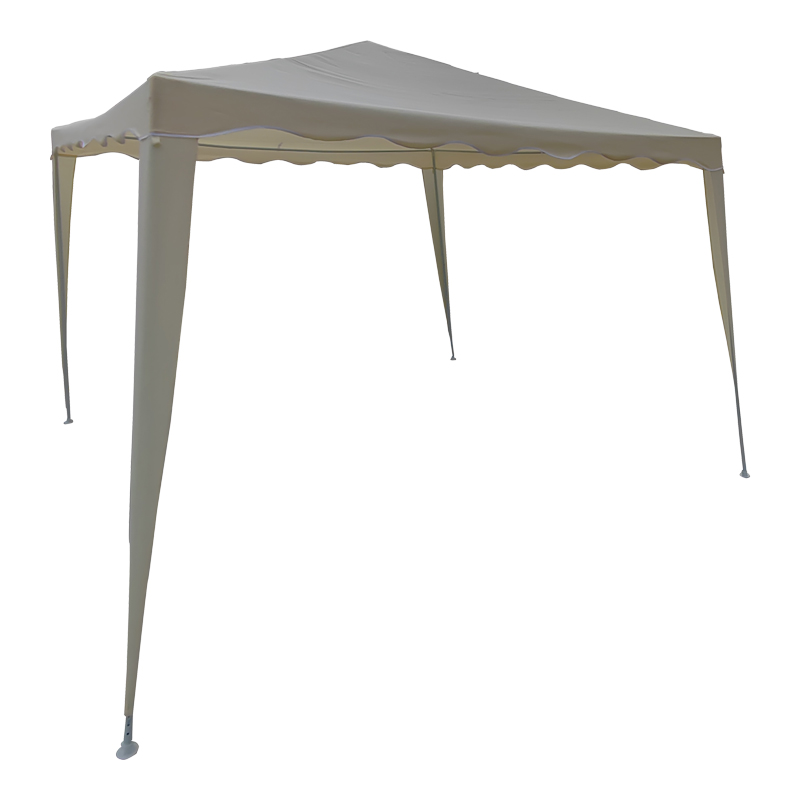 product_pako_401-000007 Κιόσκι Gazebo μεταλλικός σκελετός - ύφασμα μπεζ 3x3m - Image 1