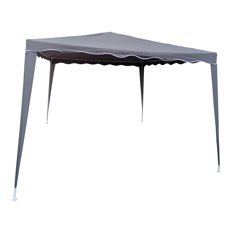 product_pako_401-000008 Κιόσκι Gazebo μεταλλικός σκελετός - ύφασμα ανθρακί 3x3m - Image 1