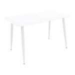 Τραπέζι Vista αλουμίνιο σε λευκη απόχρωση 150x80x72εκ