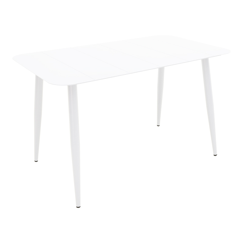 product_pako_404-000042 Τραπέζι Vista αλουμίνιο σε λευκη απόχρωση 150x80x72εκ - Image 1