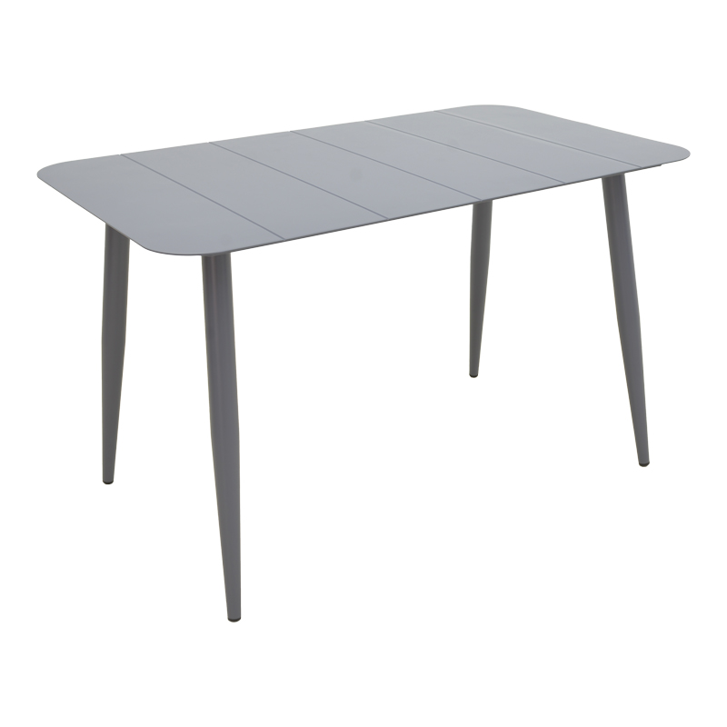 product_pako_404-000044 Τραπέζι Vista αλουμίνιο σε ανθρακί απόχρωση 150x80x72εκ - Image 1
