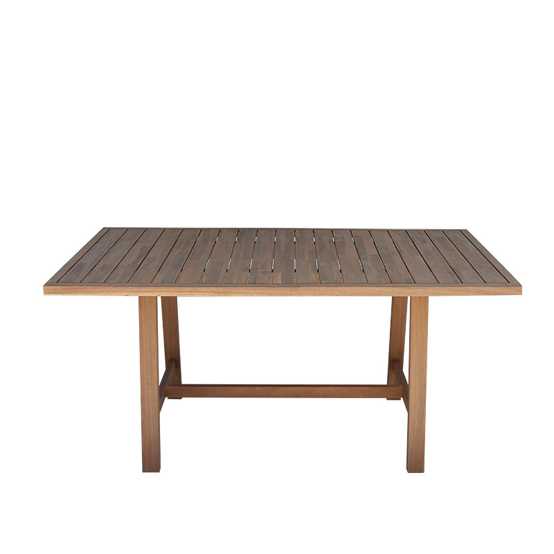 product_pako_405-000005 Τραπέζι Malibu μασίφ ξύλο ακακίας σε φυσική απόχρωση 180x90x75εκ - Image 1