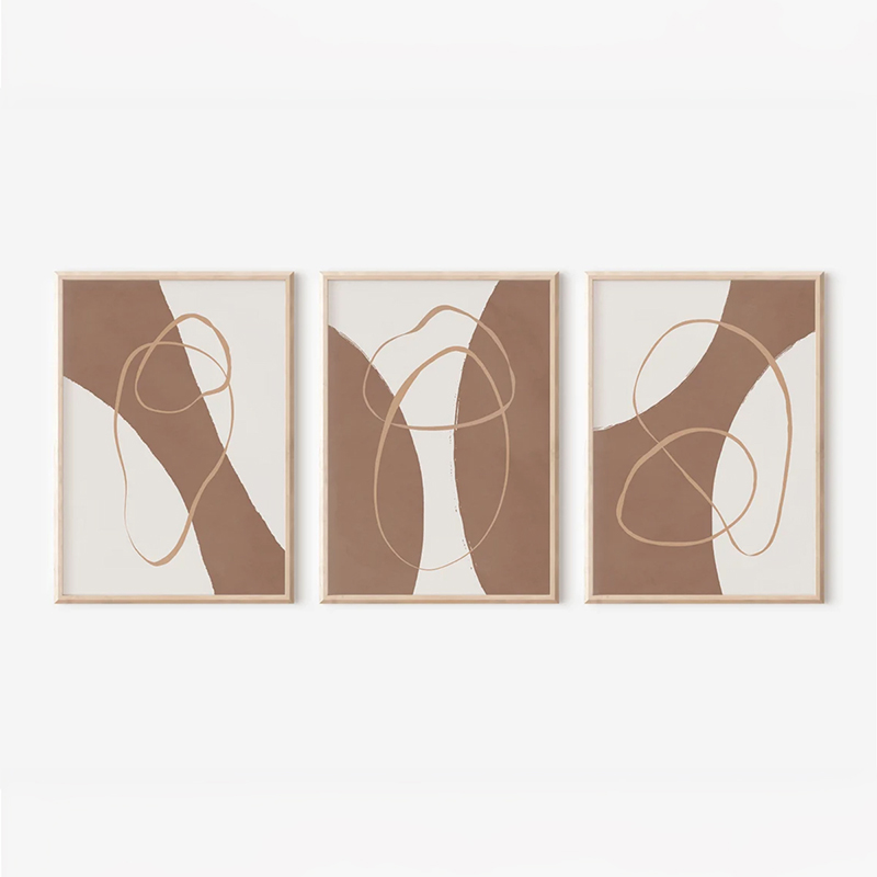 product_pako_409-000231 Πίνακας Orenis τρίπτυχος με ψηφιακή εκτύπωση και πλαίσιο 33x1.5x48εκ - Image 1