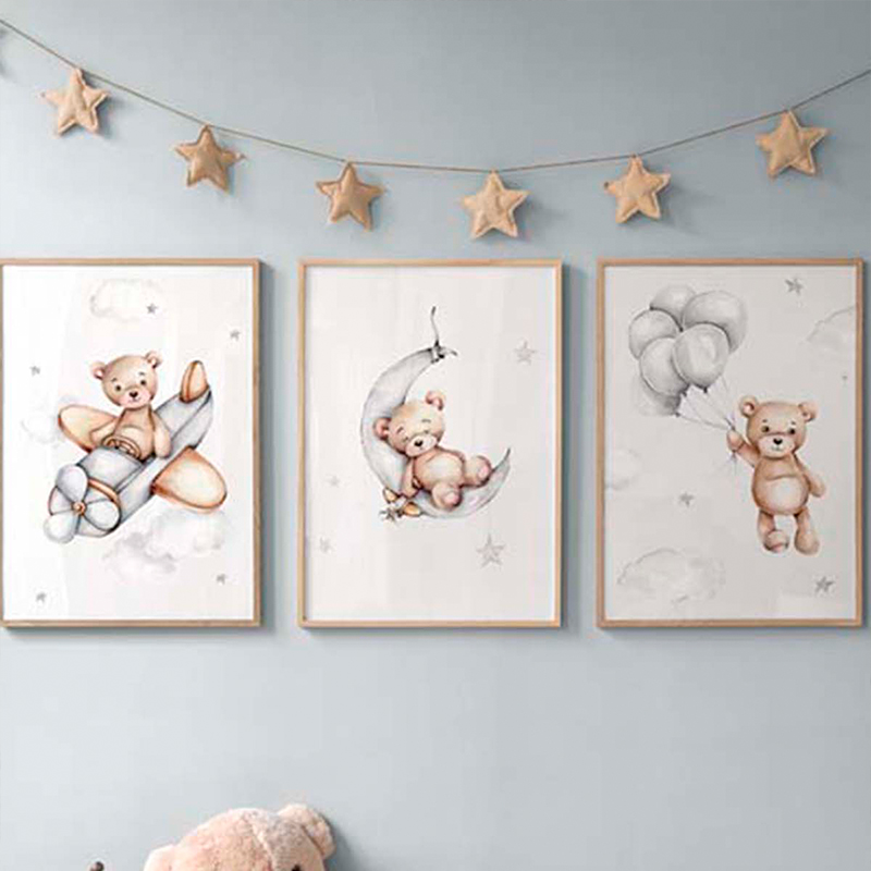 product_pako_409-000267 Πίνακας Luthra τρίπτυχος με ψηφιακή εκτύπωση και πλαίσιο 33x1.5x48εκ - Image 1