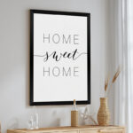 Πίνακας Homel με ψηφιακή εκτύπωση και πλαίσιο 33x1.5x48εκ - Image 2