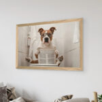Πίνακας Fido με ψηφιακή εκτύπωση και πλαίσιο 48x1.5x33εκ