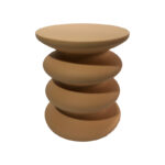 Βοηθητικό τραπέζι Jonne MGO terracotta Φ40x46εκ - Image 2