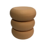 Βοηθητικό τραπέζι Zoubi MGO terracotta Φ35x43εκ