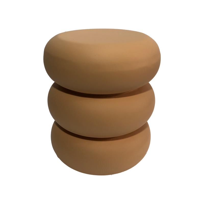 product_pako_414-000030 Βοηθητικό τραπέζι Zoubi MGO terracotta Φ35x43εκ - Image 1