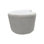 Τραπέζι σαλονιού Fedris mdf λευκό 80x70x34εκ - Image 4