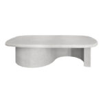 Τραπέζι σαλονιού Verven mdf λευκό 120x60x32εκ - Image 3
