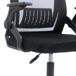 Καρέκλα γραφείου εργασίας Penza mesh χρώμα μαύρο 48x58x92-102εκ - Image 8
