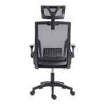 Καρέκλα γραφείου Plymot mesh χρώμα μαύρο 48x58x112-122εκ - Image 6