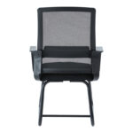 Καρέκλα επισκέπτη Palma mesh μαύρο 46x52x94εκ (Σετ 2 τεμαχίων) - Image 5