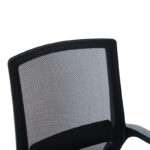 Καρέκλα επισκέπτη Palma mesh μαύρο 46x52x94εκ (Σετ 2 τεμαχίων) - Image 6