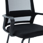 Καρέκλα επισκέπτη Palma mesh μαύρο 46x52x94εκ (Σετ 2 τεμαχίων) - Image 7