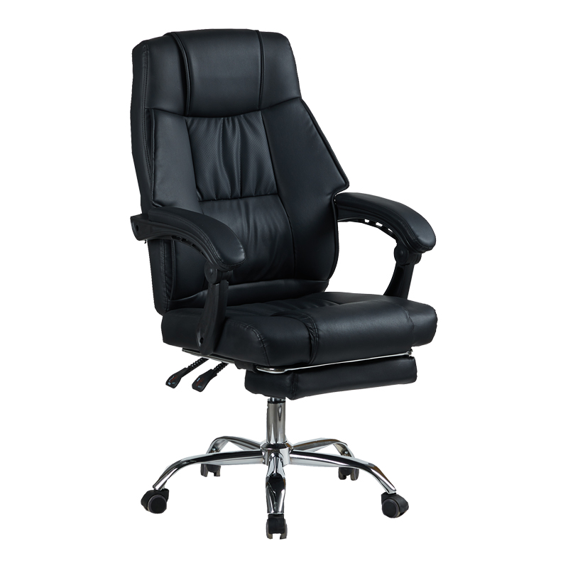 product_pako_421-000006 Καρέκλα γραφείου διευθυντή με υποπόδιο Vimmi pu μαύρο 60x62.5x102-112εκ - Image 1