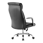 Καρέκλα γραφείου διευθυντή Biani pu μαύρο 56x70x107-115εκ - Image 2