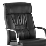 Καρέκλα γραφείου διευθυντή Biani pu μαύρο 56x70x107-115εκ - Image 5