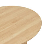 Τραπέζι σαλονιού Opols mdf σε φυσική απόχρωση Φ90x42εκ - Image 4