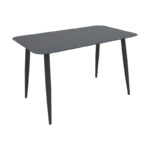 Τραπεζαρία Heven Vista σετ 7τεμ μαύρο αλουμίνιο 120x70x72εκ - Image 5