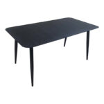 Τραπεζαρία Heven Vista σετ 7τεμ μαύρο αλουμίνιο 150x80x72εκ - Image 5