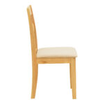 Τραπεζαρία Dallan Country 7τεμ σε φυσική απόχρωση rubberwood 120-150x80x74εκ - Image 8