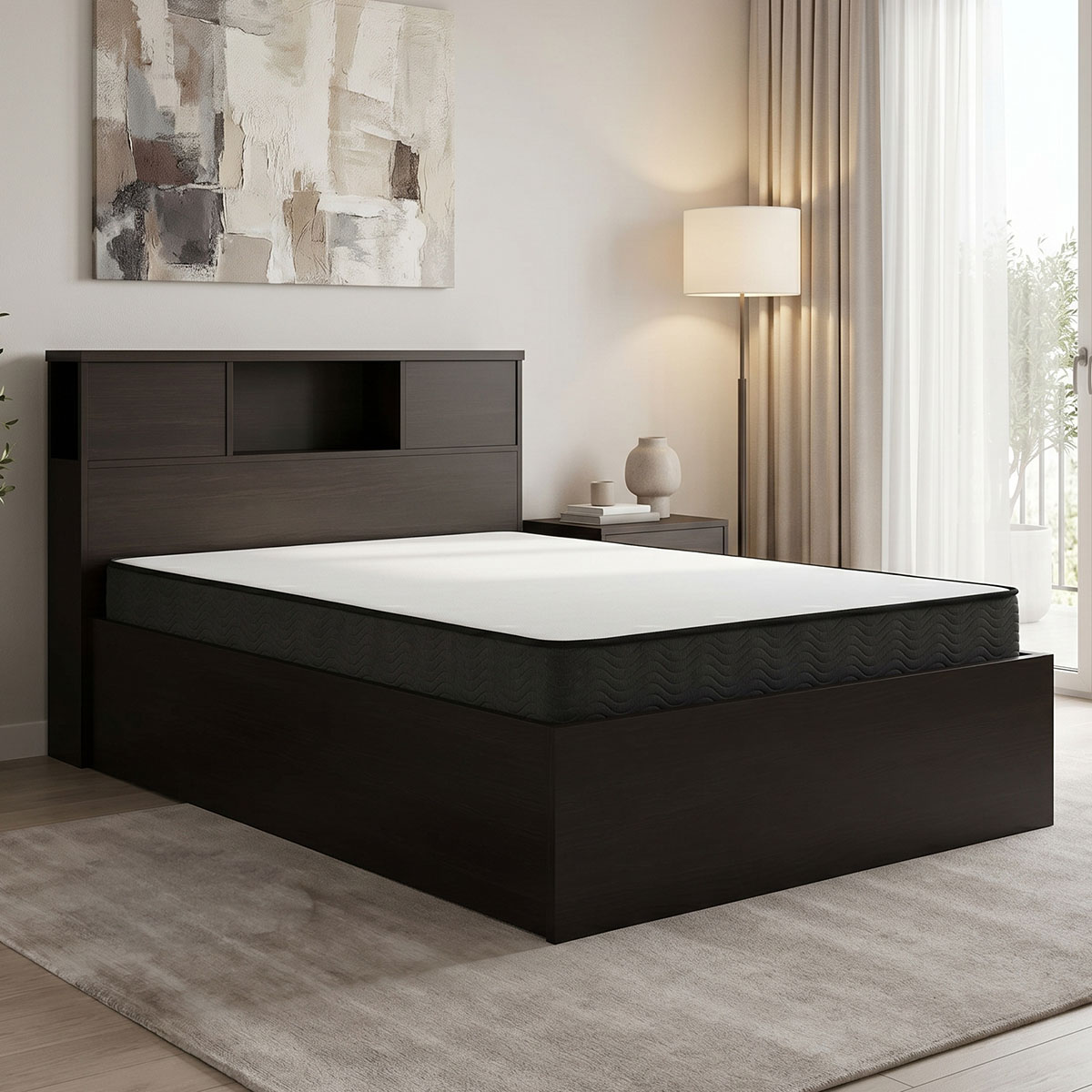 product_pako_200-001799 Κρεβάτι με στρώμα Olympus-Perfecto wenge 120x200εκ - Image 1