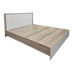 Κρεβάτι με στρώμα Athos Sleepy sonoma λευκό 160x200εκ - Image 3