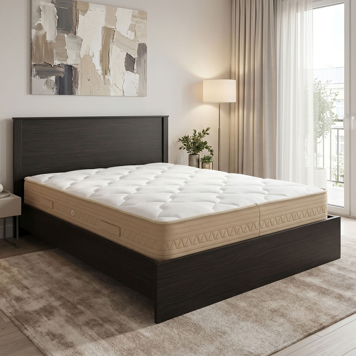 product_pako_200-001838 Κρεβάτι με στρώμα Athos Sleepy wenge 160x200εκ - Image 1