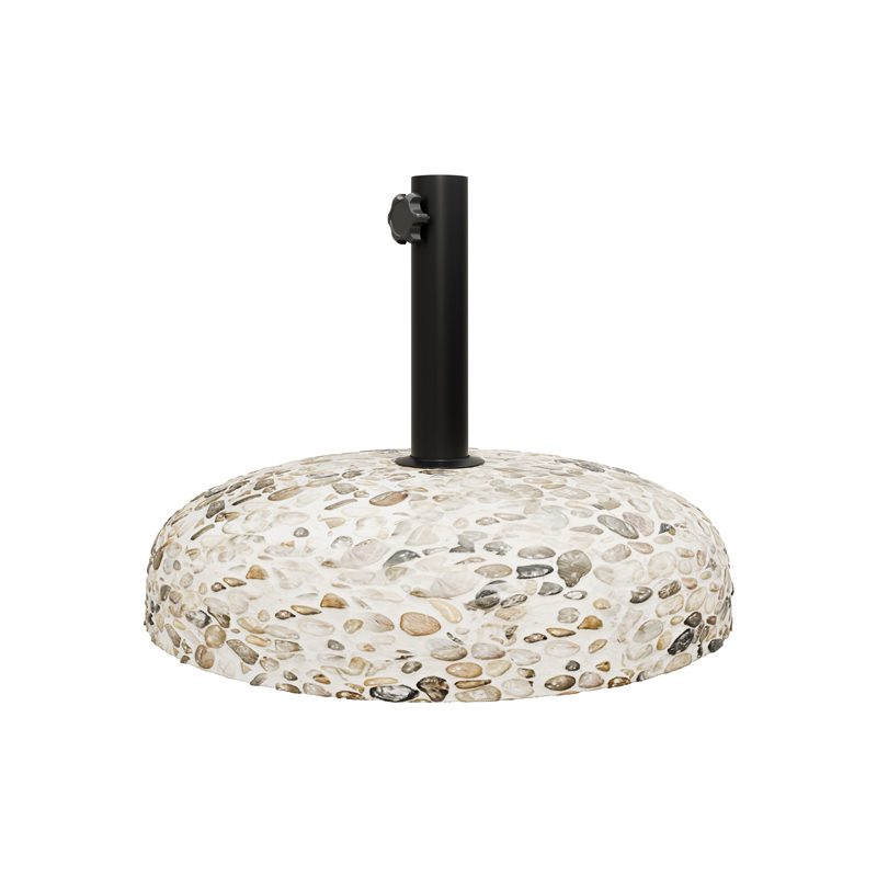 product_pako_218-000021 Βάση ομπρέλας Nimbus τσιμέντο ψηφιδωτή 25kg Φ50εκ - Image 1