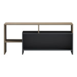 Τραπέζι σαλονιού Consa sonoma - ανθρακί 120x60x52.8εκ - Image 3