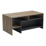Τραπέζι σαλονιού Consa sonoma - ανθρακί 120x60x52.8εκ - Image 5