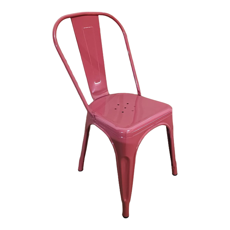 product_pako_270-000077 Καρέκλα Utopia μέταλλο terracotta 44x44x85εκ - Image 1